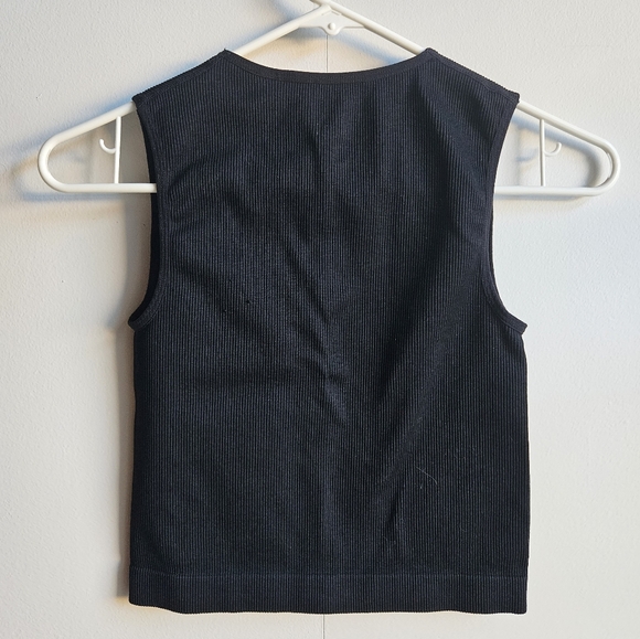 A New Day Slim Fit Ribbed Crop Tank in Women's M - Picture 8 of 9